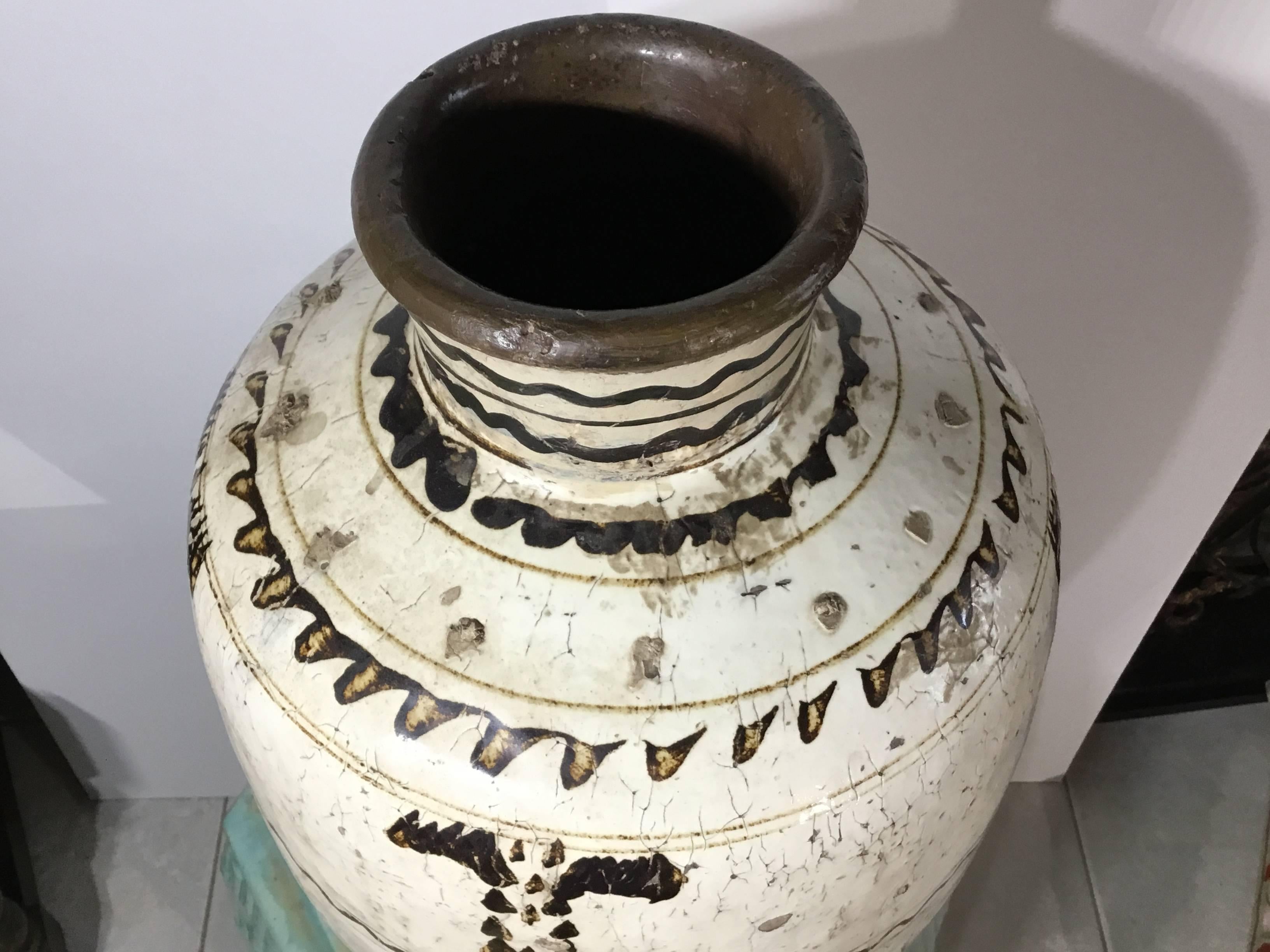 Antique Cizhou Stonweare Vessel Ming Dynasty  6