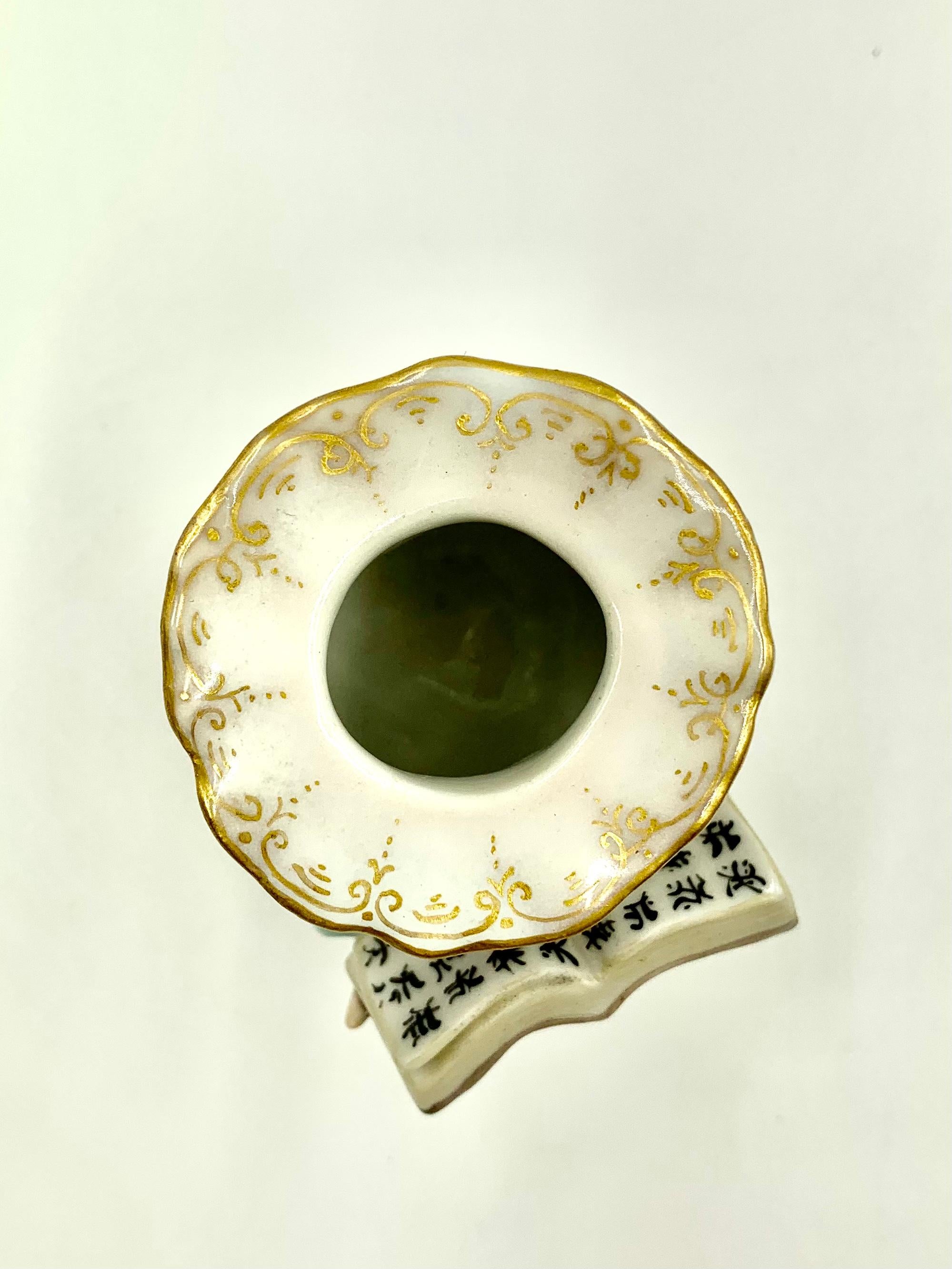 Antikes Tintenfass mit chinesischem Motiv, KPM Royal Porcelain Manufactory im Angebot 2