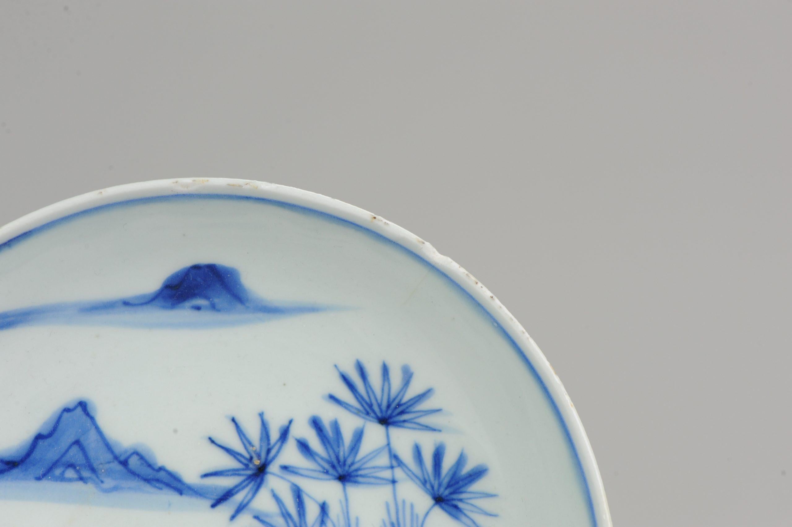 Antique Chinese Taste Kosometsuke Tianqi/Chongzhen Dish Porcelain Go players For Sale 7