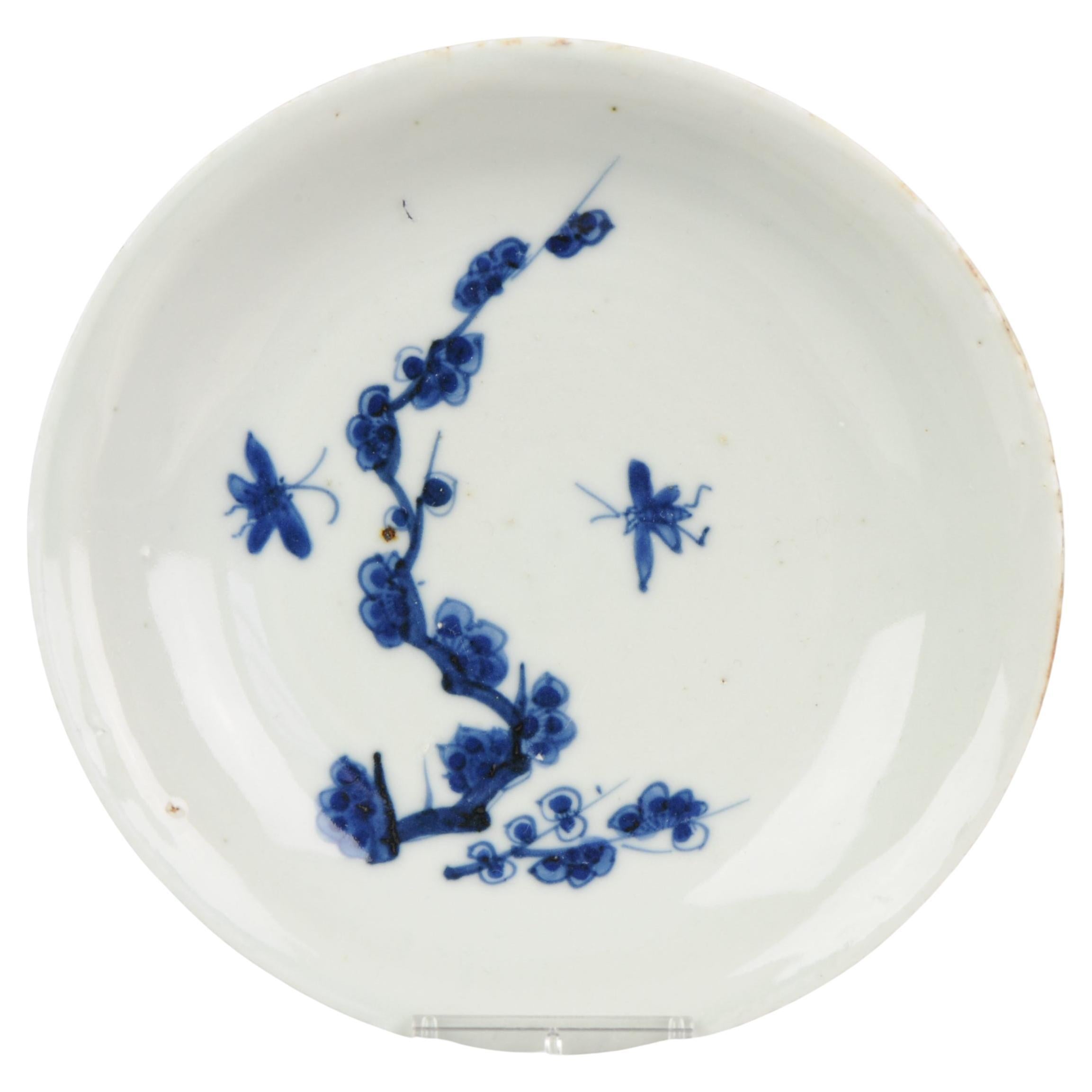Antique Chinese Taste Tianqi/Chongzhen Dish Porcelain Ming Plate China Old, 17 C For Sale