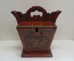 Antique Chinese Tea Pot Caddy