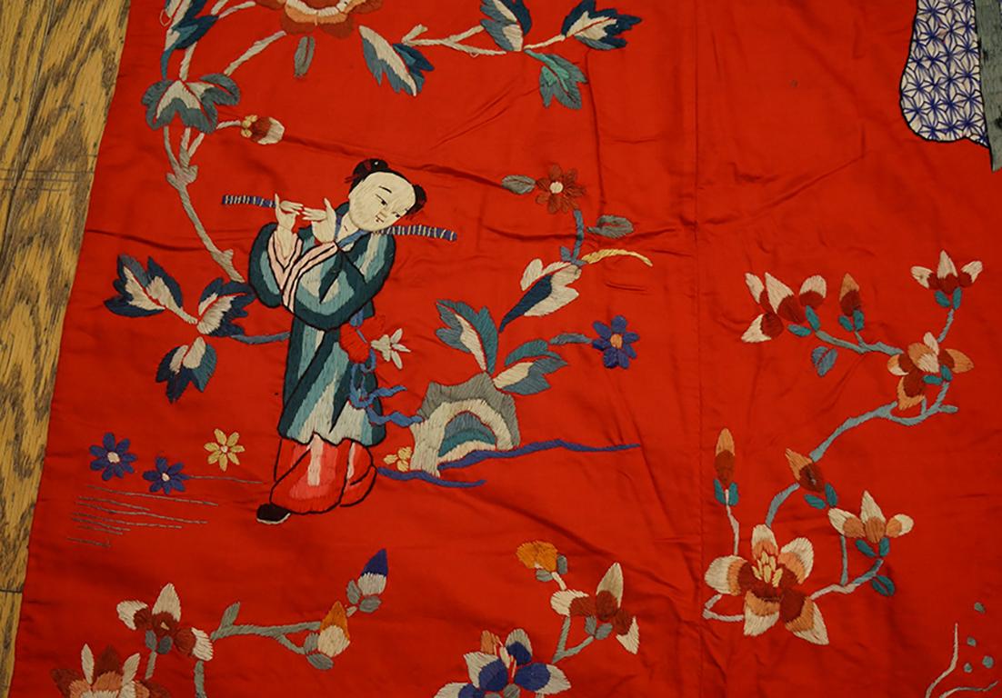 Hand-Woven Antique Chinese Textile 4' 3