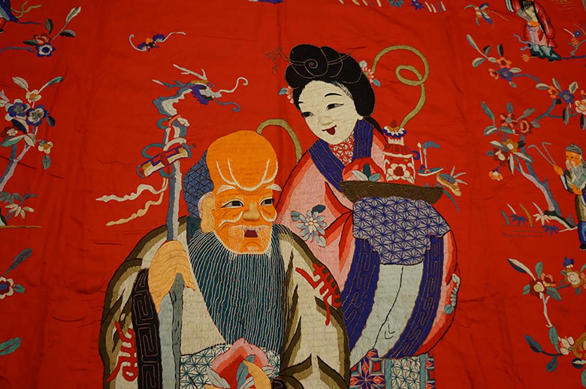Early 20th Century Antique Chinese Textile 4' 3