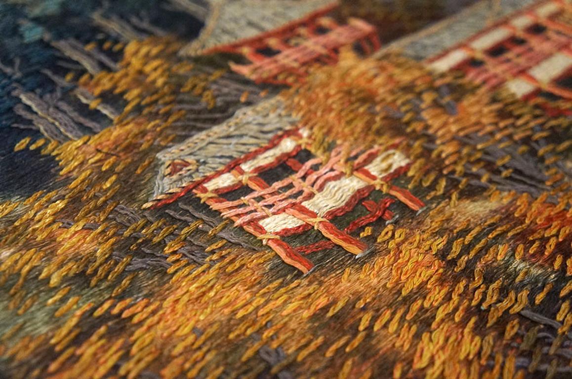 Cotton Antique Chinese Textile 6' 4