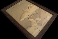 19th Century Set of 3 Framed Chinese Kesi Textiles ( 1' x 1'3" - 30 x 38 )