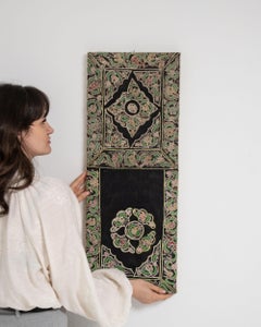 Antique Chinese Textile Wall Art, Early 20th Century Rich Design