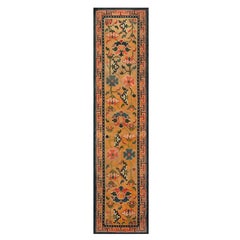 Vintage 1920s Chinese Tibetan Carpet ( 2'1" x 8'4" - 64 x 255 cm )