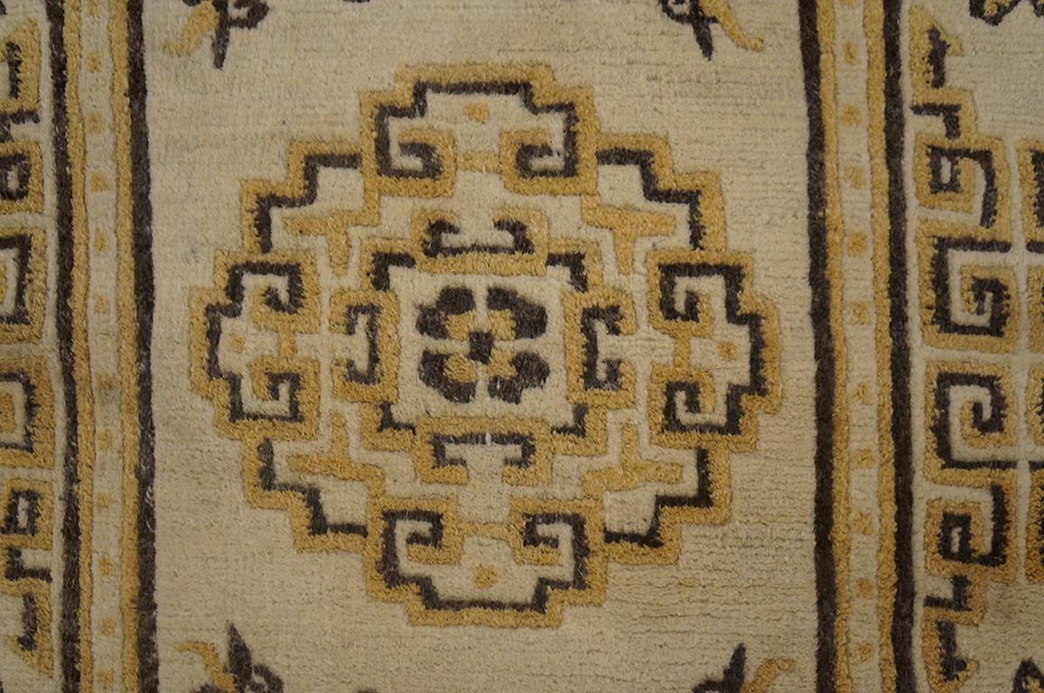 Antiker chinesischer tibetischer Teppich 3' 0