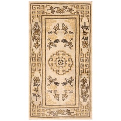 Tapis tibétain chinois ancien de 3' 0"" x 5' 6"" 