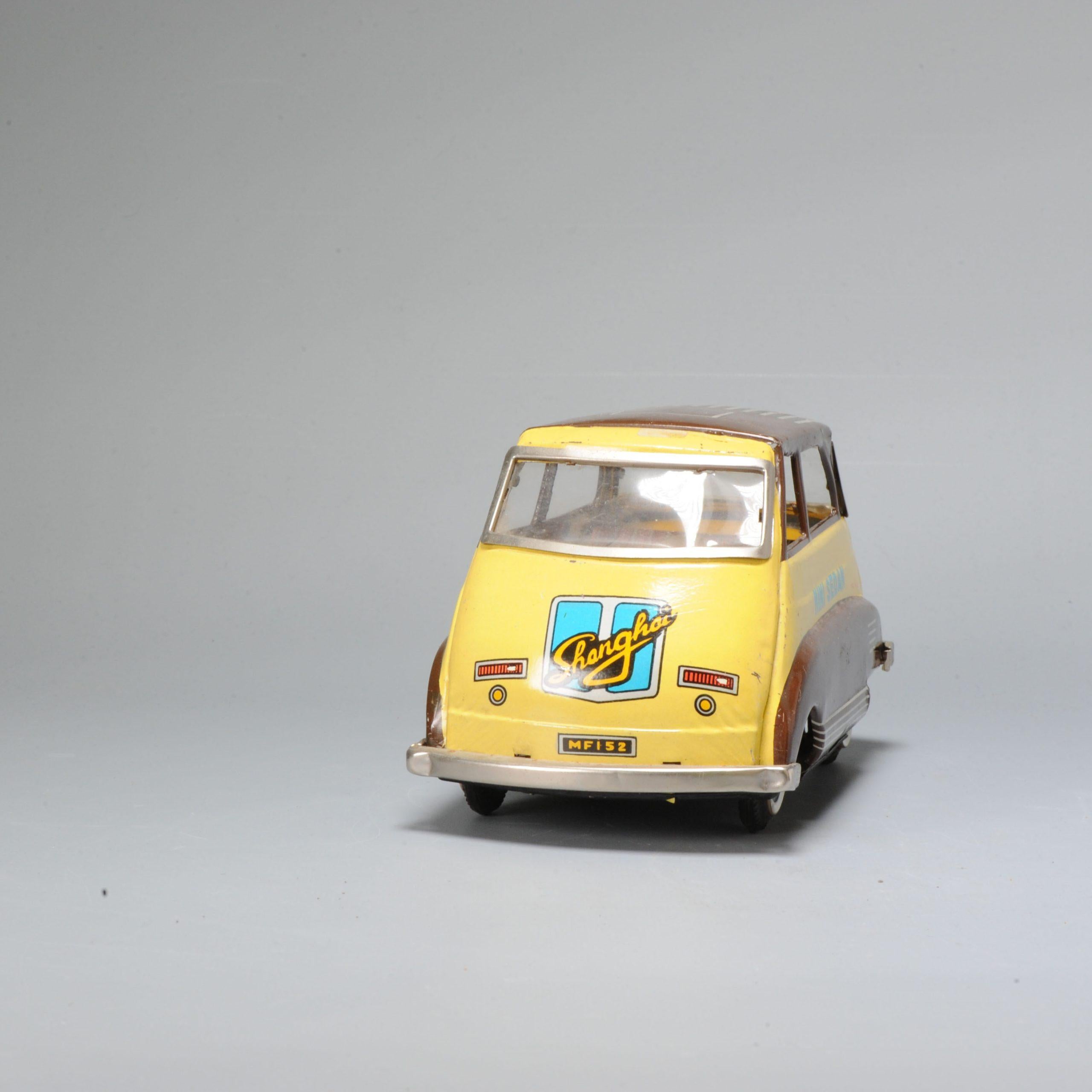 One of the absolute rarest antique Chinese toys made. This is a most unusually made antique toy from the 1950/1960s . A Mini sedan Shanghai car with the nr MF 152

Additional information:
Material: Porcelain & Pottery
Region of Origin: