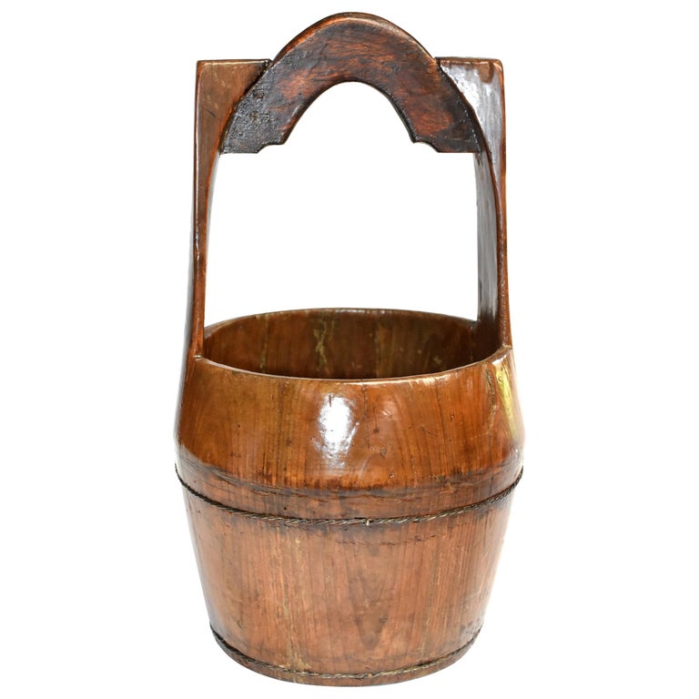 Antique Chinese Water Basket at 1stDibs