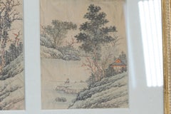 Antique Chinese Water Color Painting Classic Literati Qing Dynasty, 19/20th C