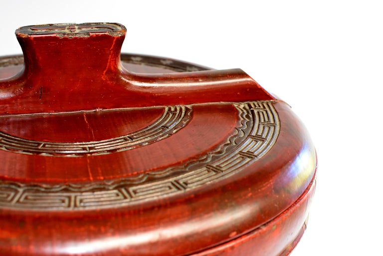 Antique Chinese Wedding Basket Bucket at 1stDibs asian wedding basket