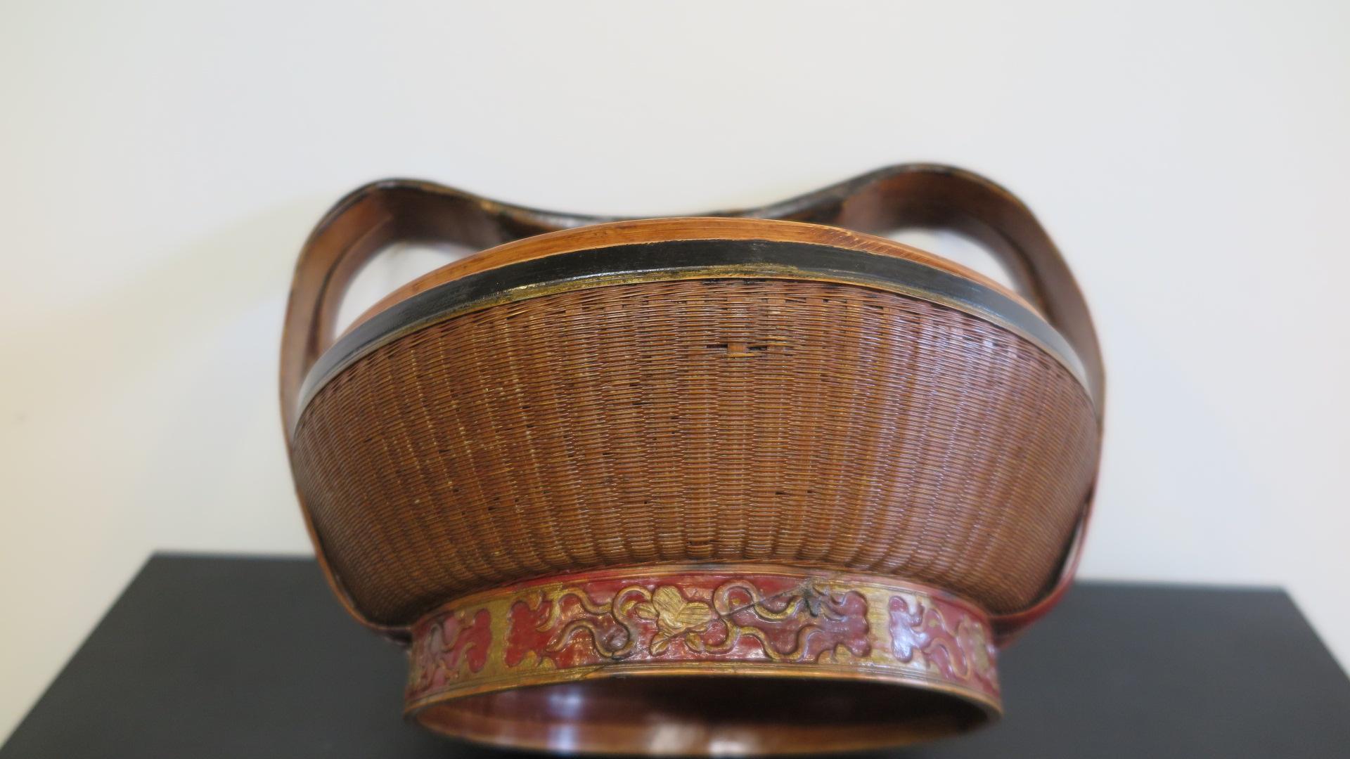 chinese wedding basket antique