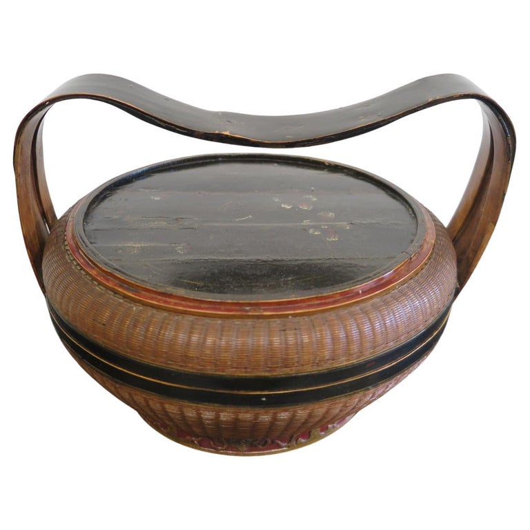Antique Chinese Wedding Basket For Sale at 1stDibs