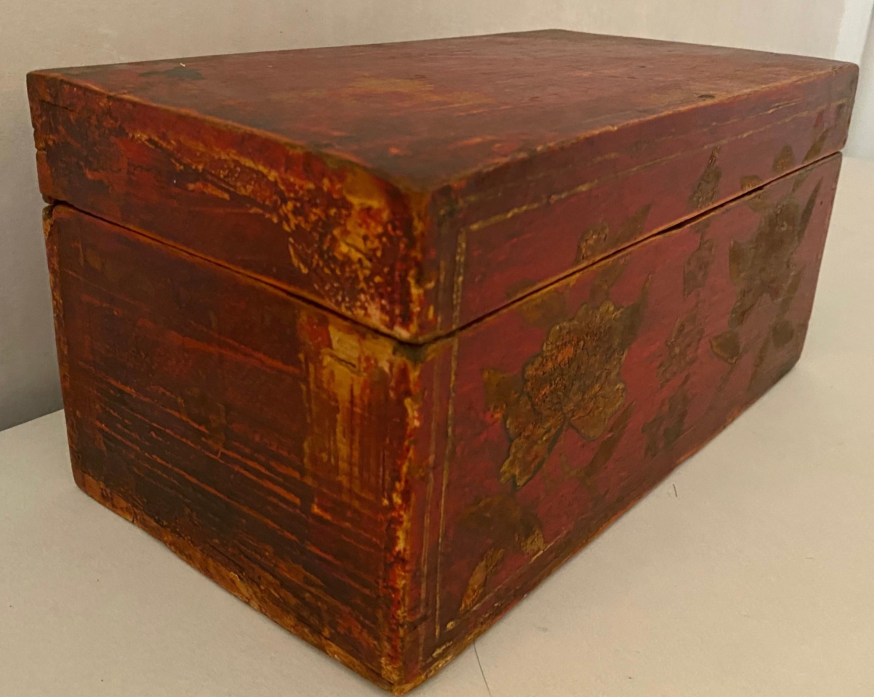antique chinese wedding box