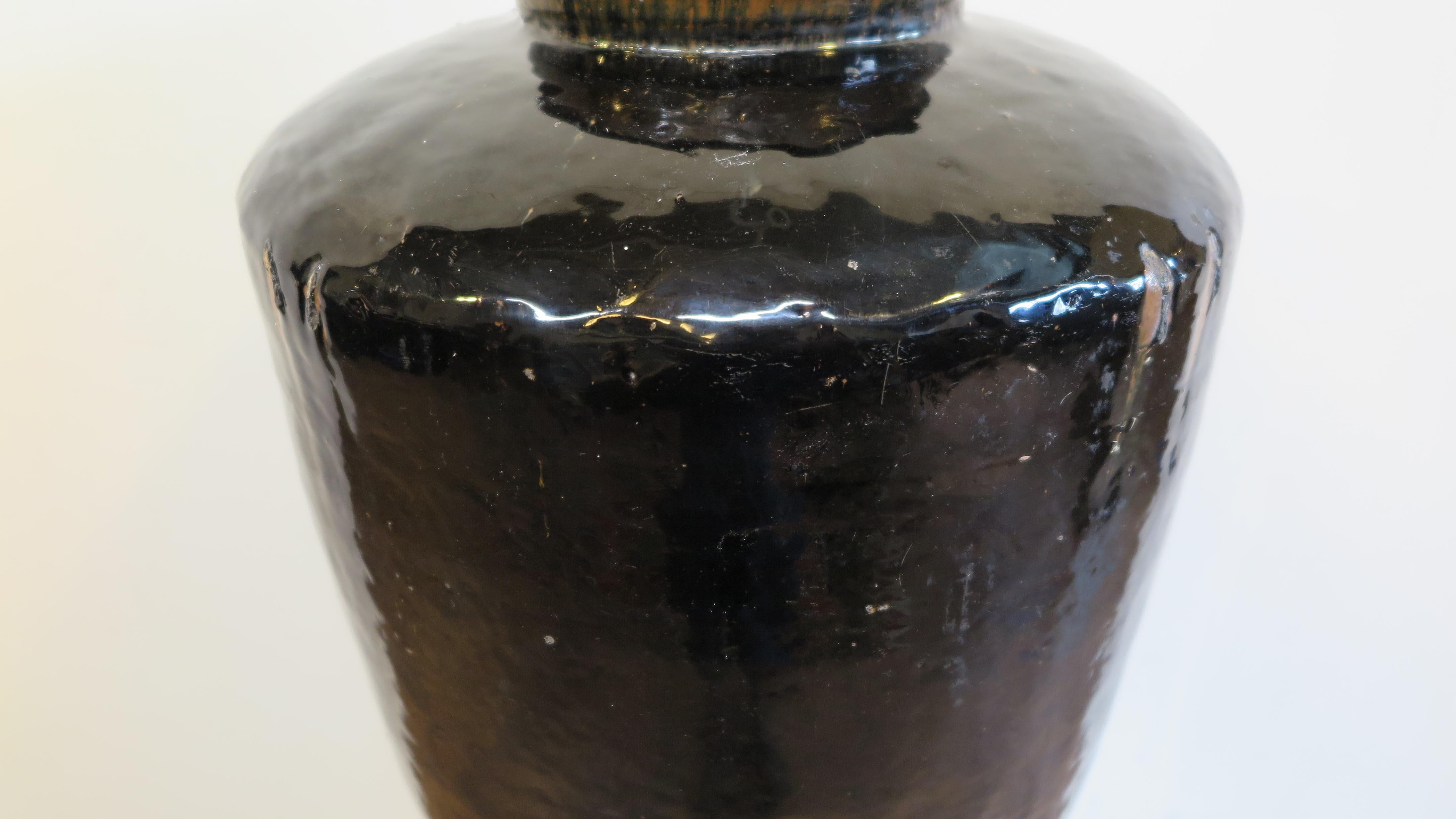 Qing Antique Chinese Wine Jar For Sale