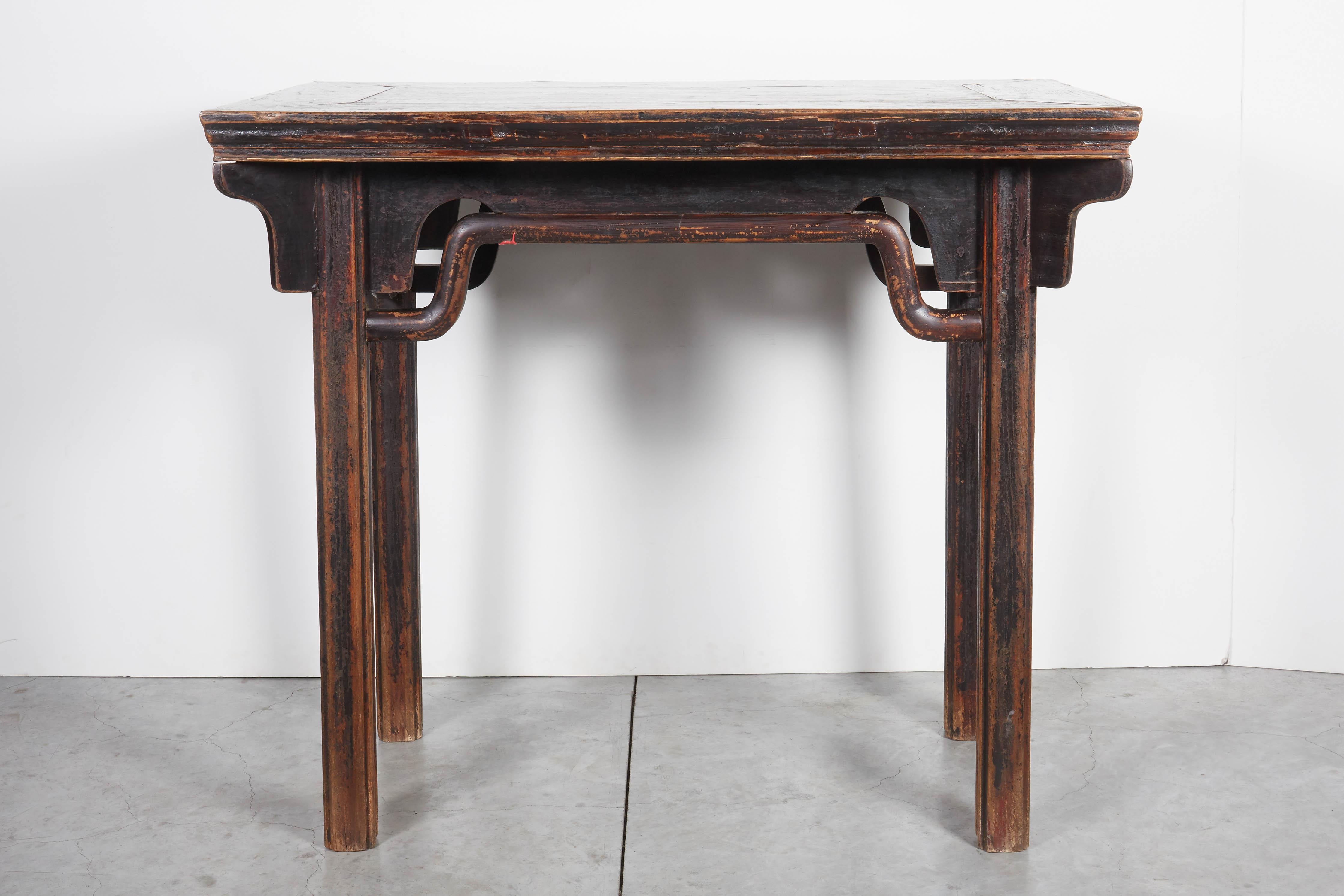Elm Antique Chinese Wine Table For Sale