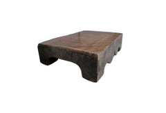 Tablón de madera chino antiguo / Tablón de cortar, tallado a mano, hacia 1900