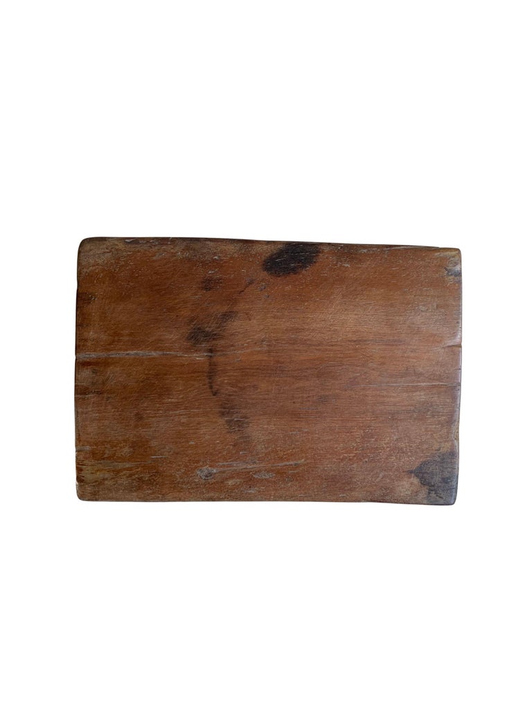 Antique Chinese Wooden Block / Chopping Block, HandCarved, c. 1900 For Sale at 1stDibs