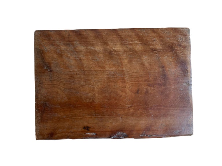 Antique Chinese Wooden Block / Chopping Block, HandCarved c. 1900 at 1stDibs