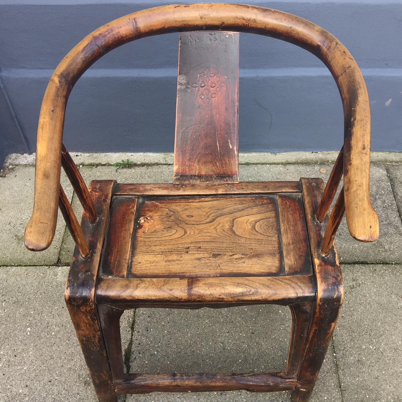 chinese yoke back chair