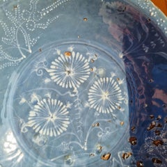 Antique Chinese Zhangzhou Swatow Slip Decoration Charger Ming Dynasty