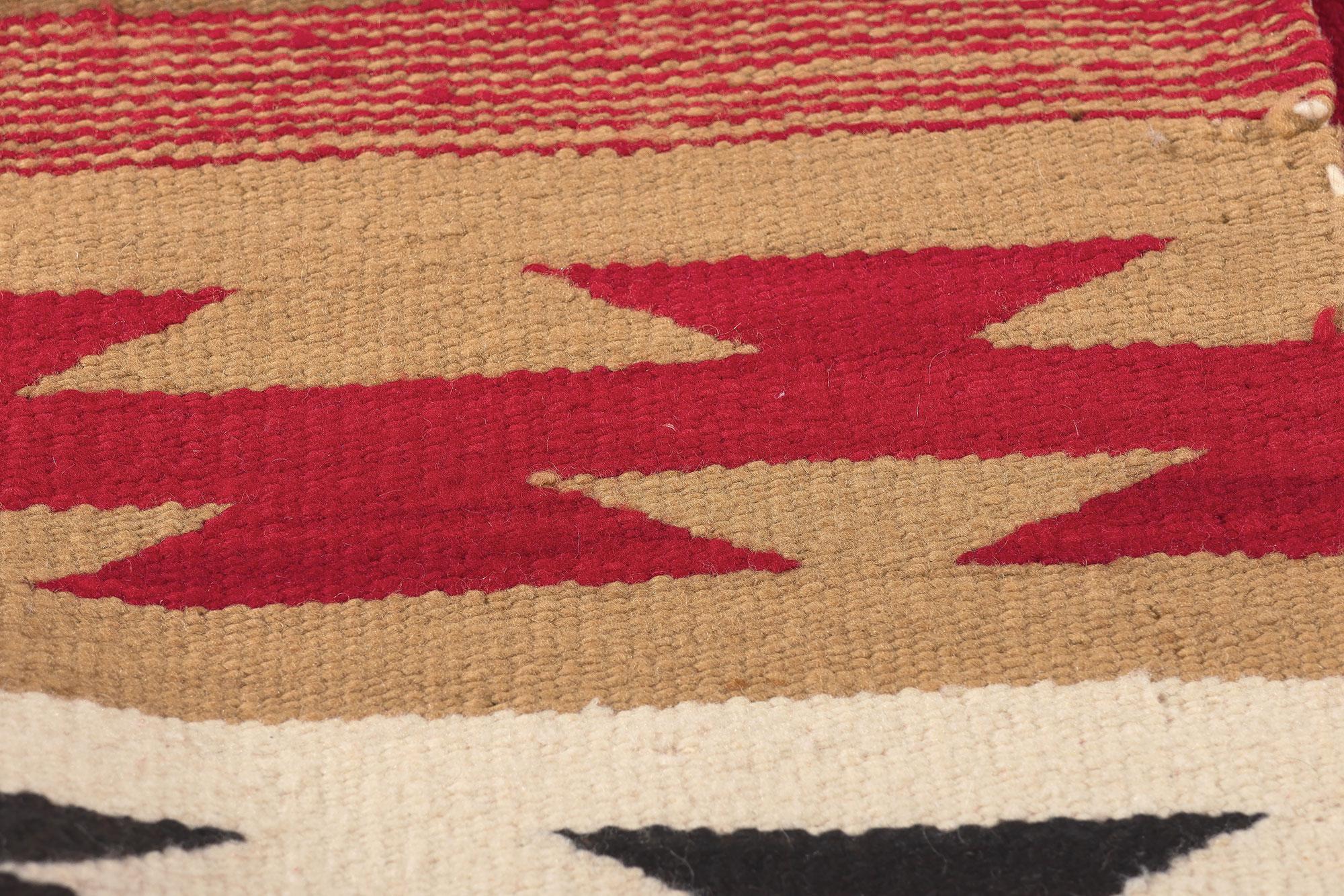 20th Century Antique Chinle Navajo Rug, Southwest Style Meets Native American For Sale
