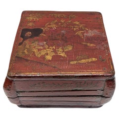 Caja antigua de Chinoiserie