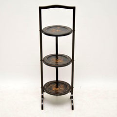 Antique Chinoiserie Cake Stand