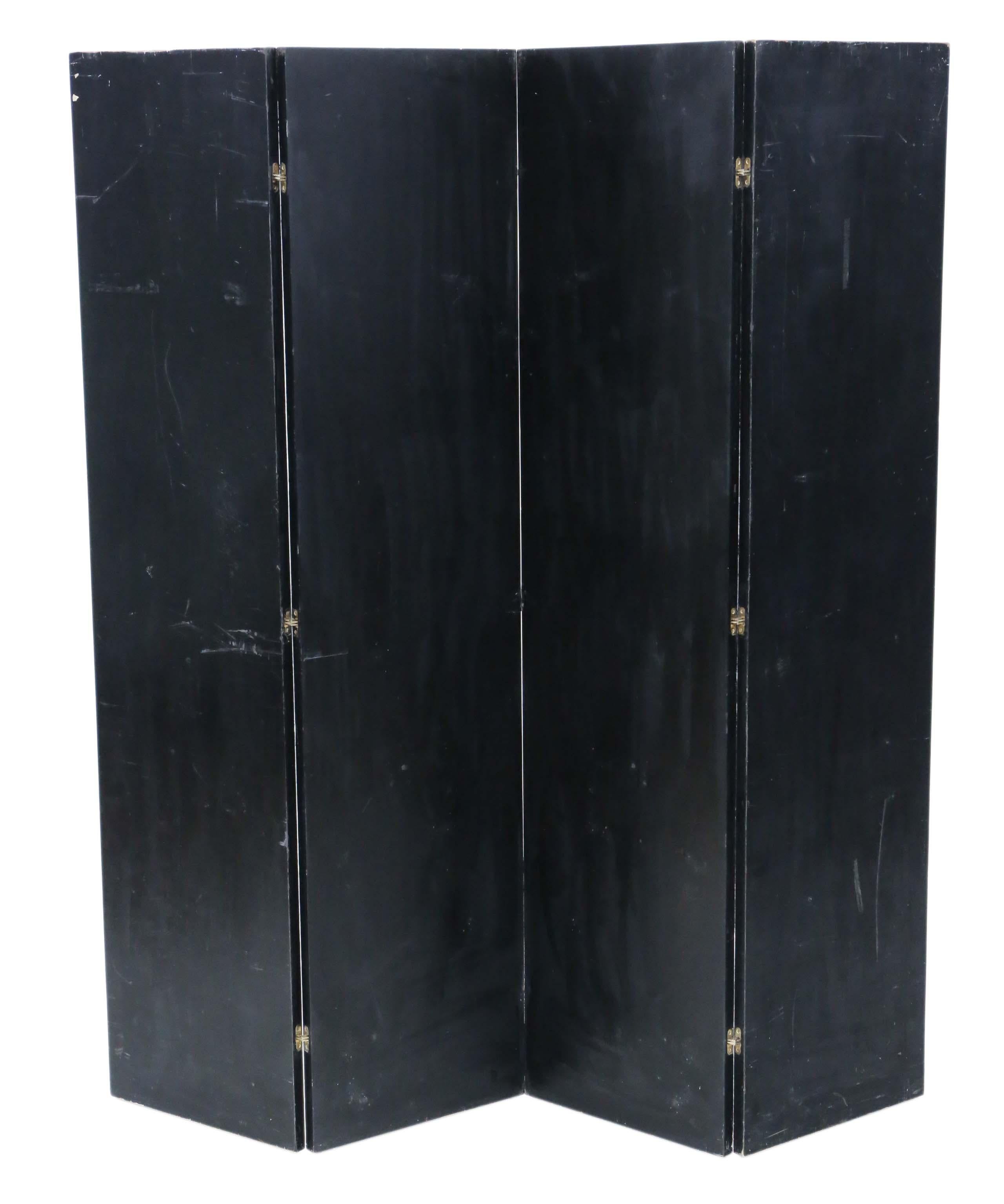 Antique Chinoiserie Dressing Screen Room Divider 4