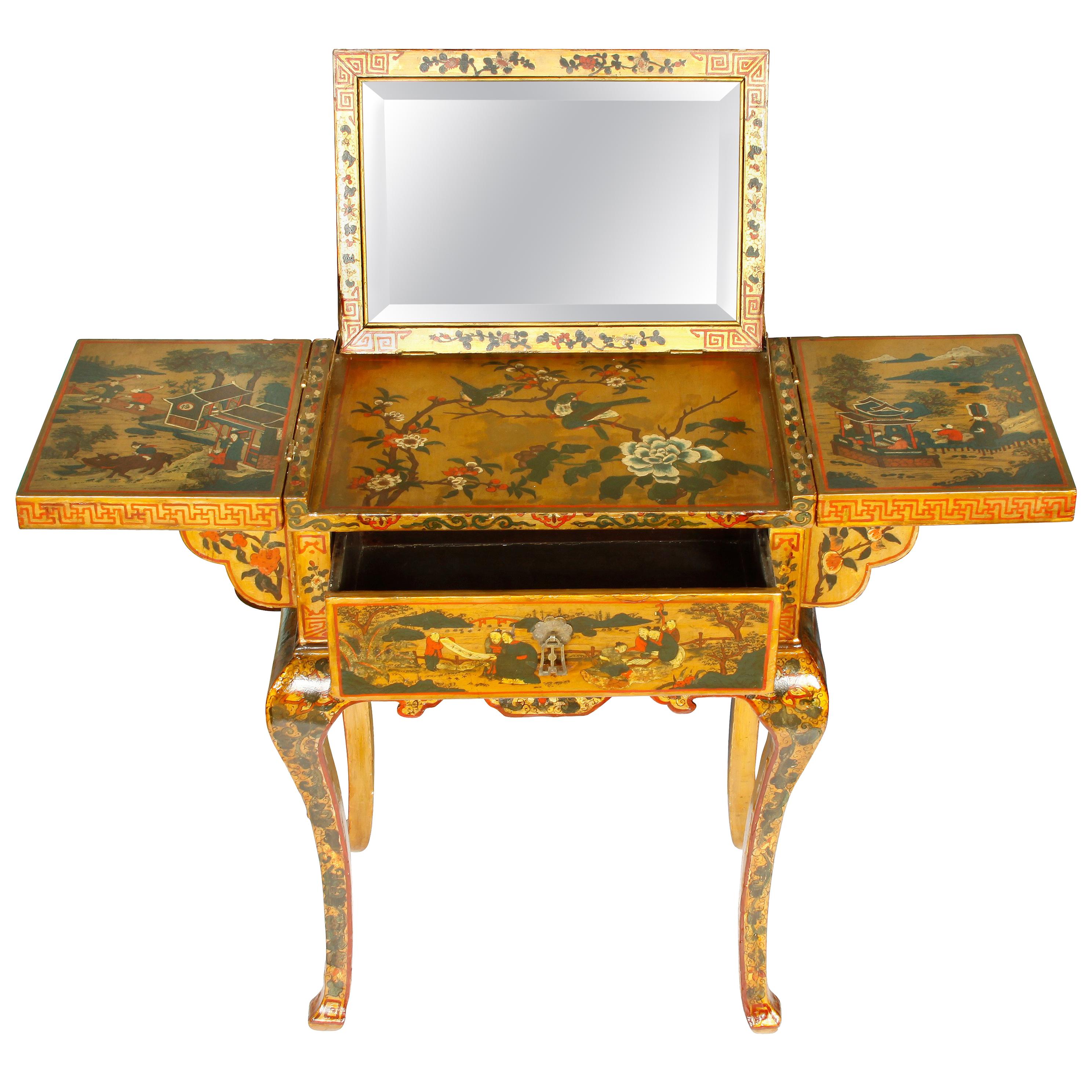 Antique Chinoiserie Dressing Table