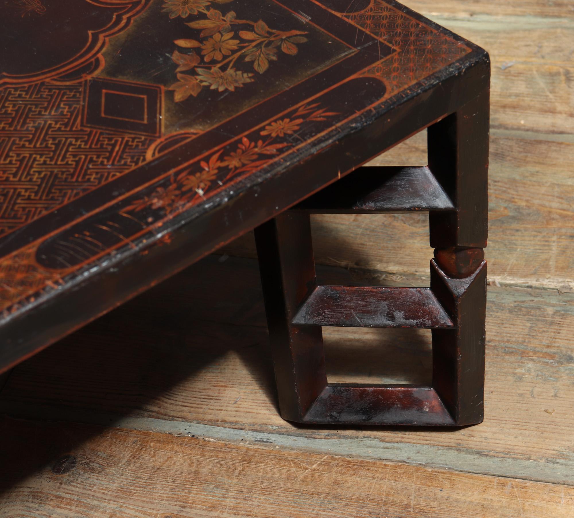 Antique Chinoiserie Low Table c1900 For Sale 2