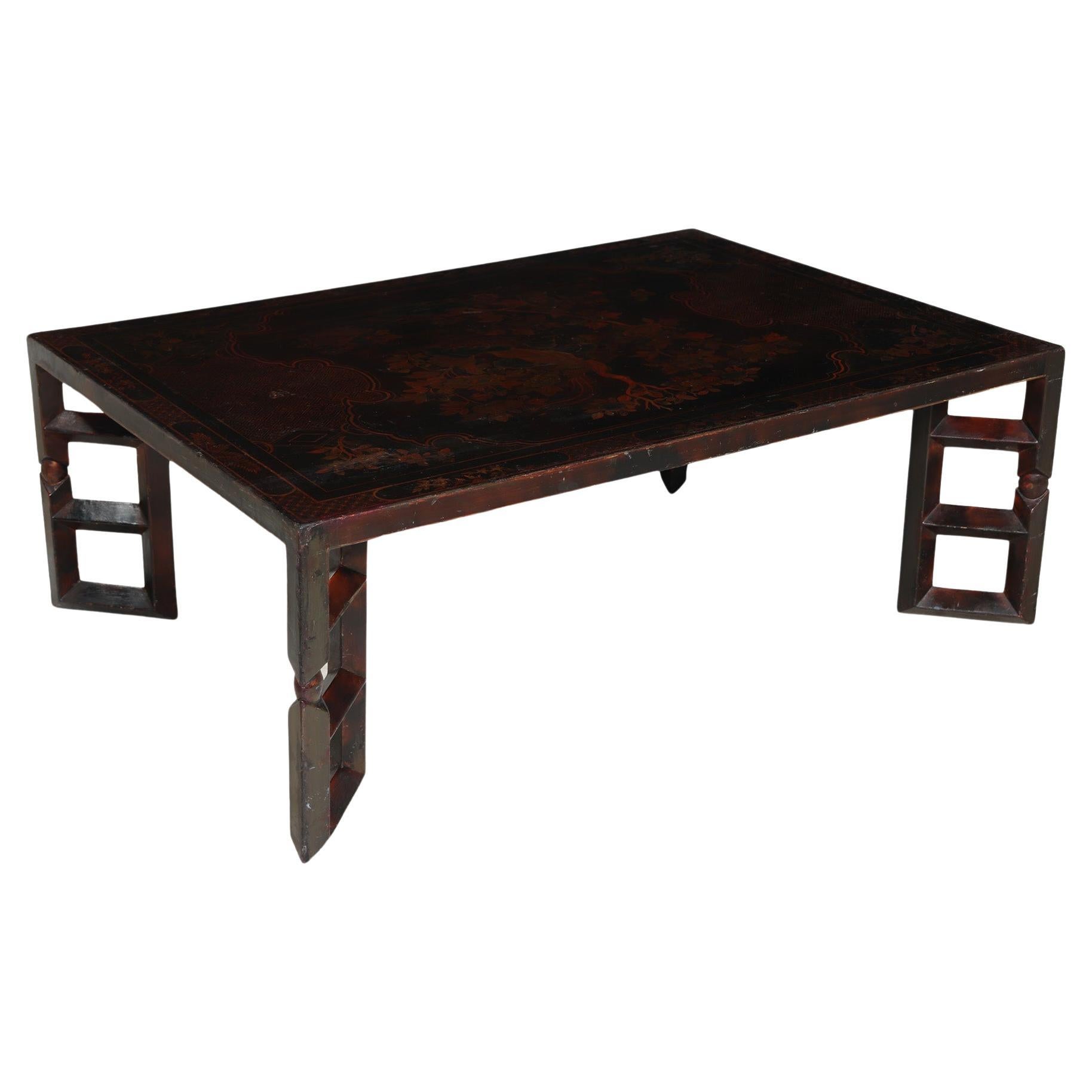 Antique Chinoiserie Low Table c1900