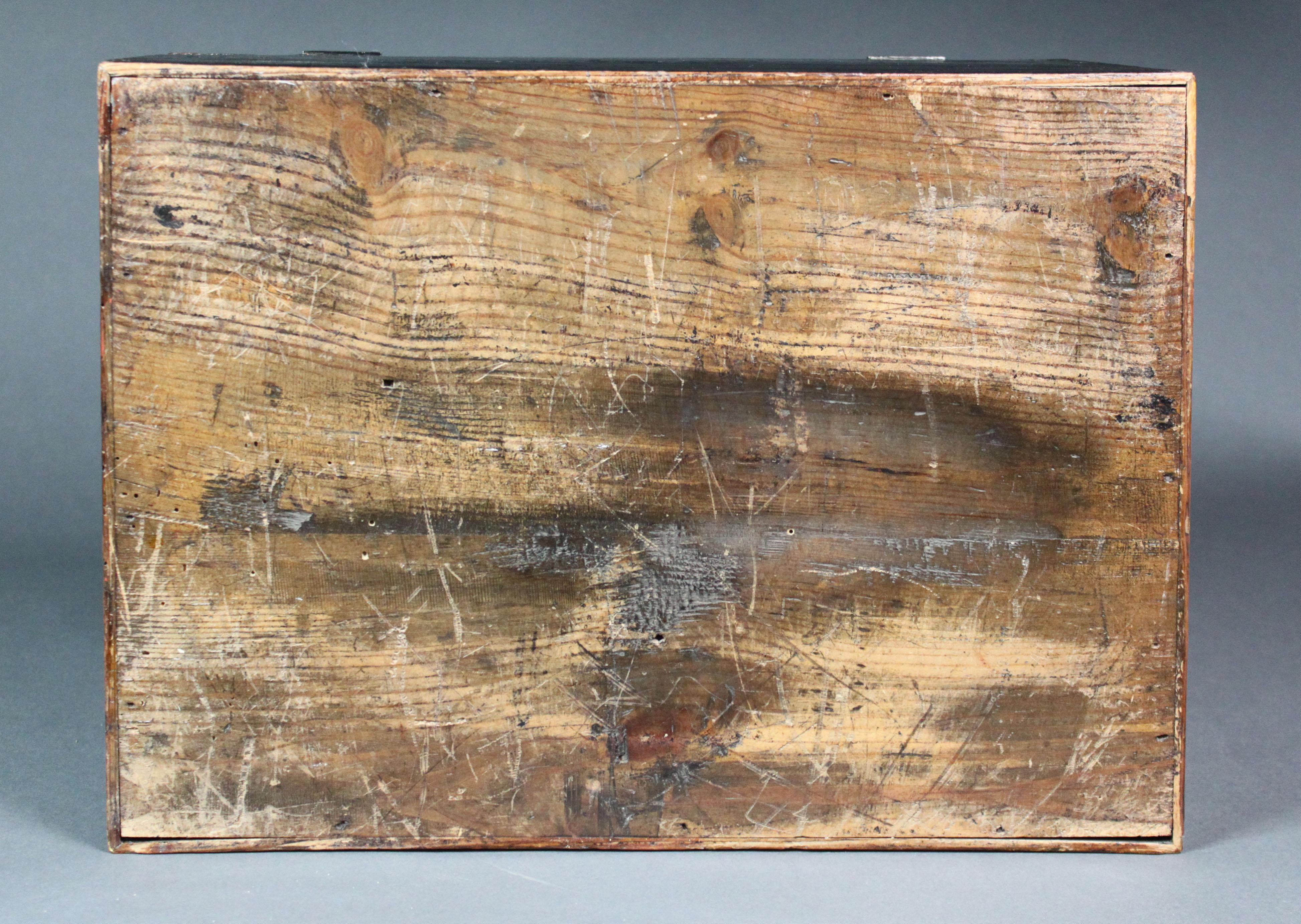 Wood Antique Chinoiserie Regency Box For Sale