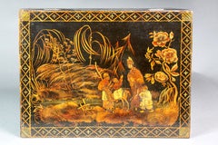 Antike antike Chinoiserie-Regency-Kasten