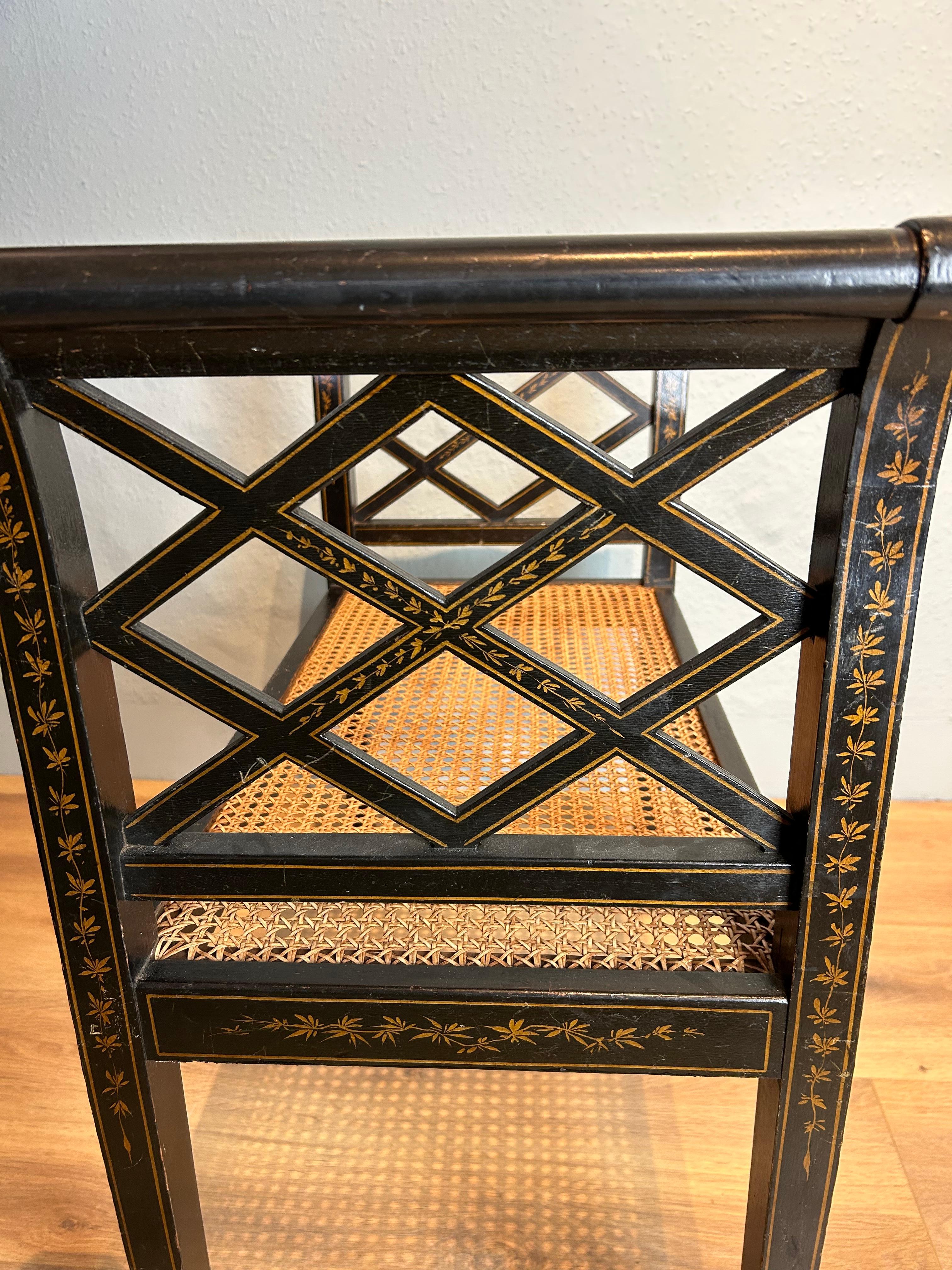 Chinoiserie Window seat For Sale 2