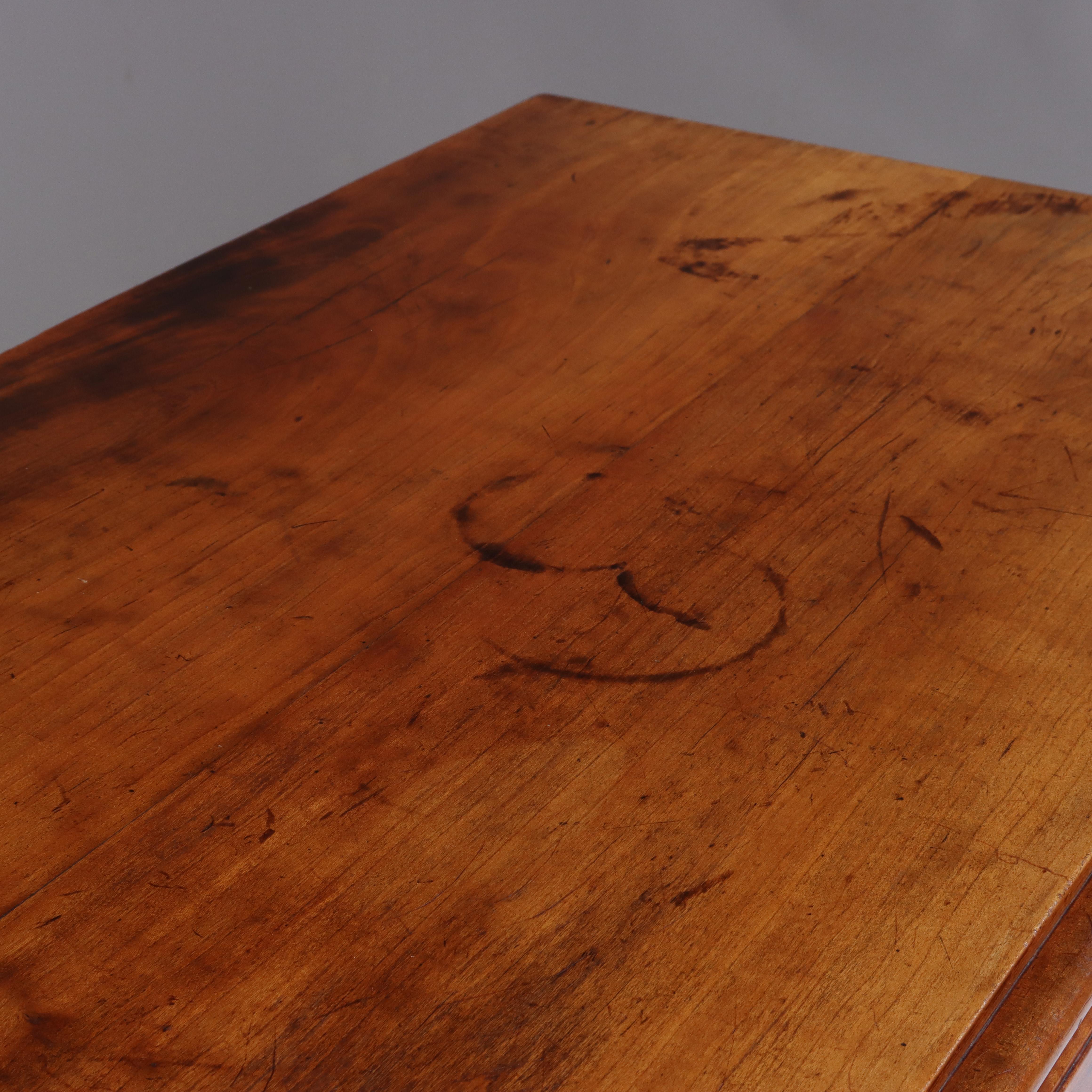 Antico cassettone a 4 cassetti in ciliegio Chippendale C1800 in vendita 1