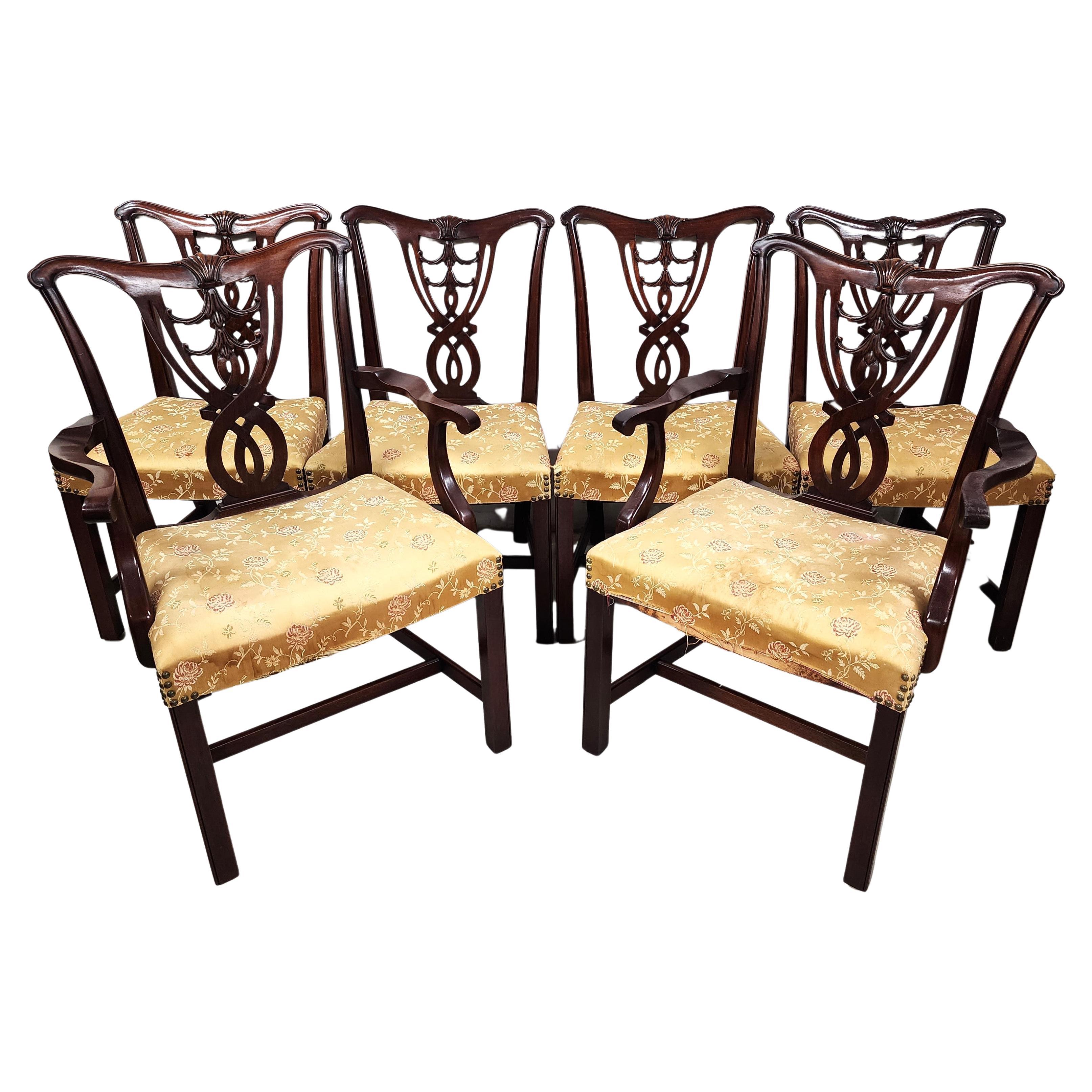 Antique Chippendale Dining Chairs For Sale