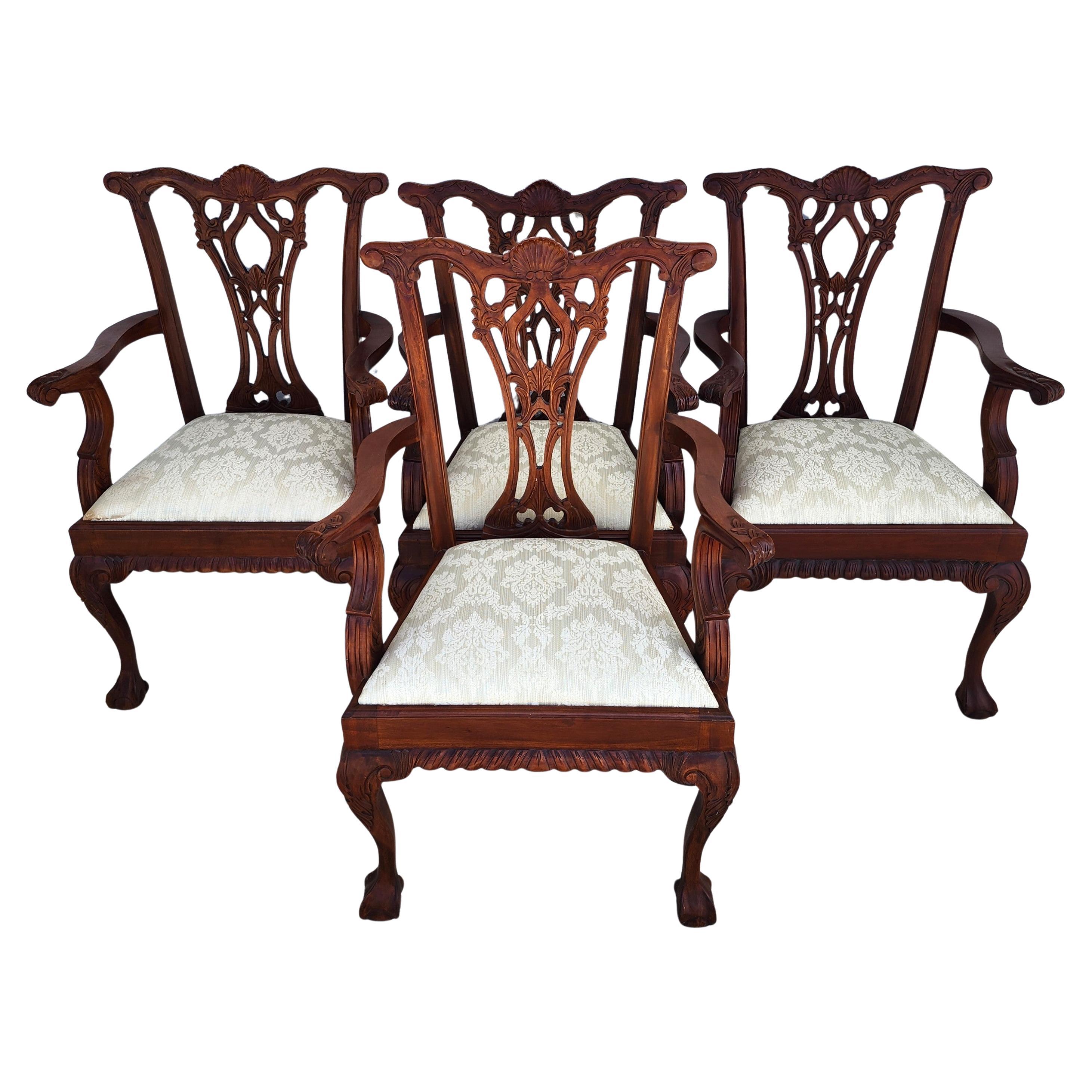 Antique Chippendale Dining Chairs