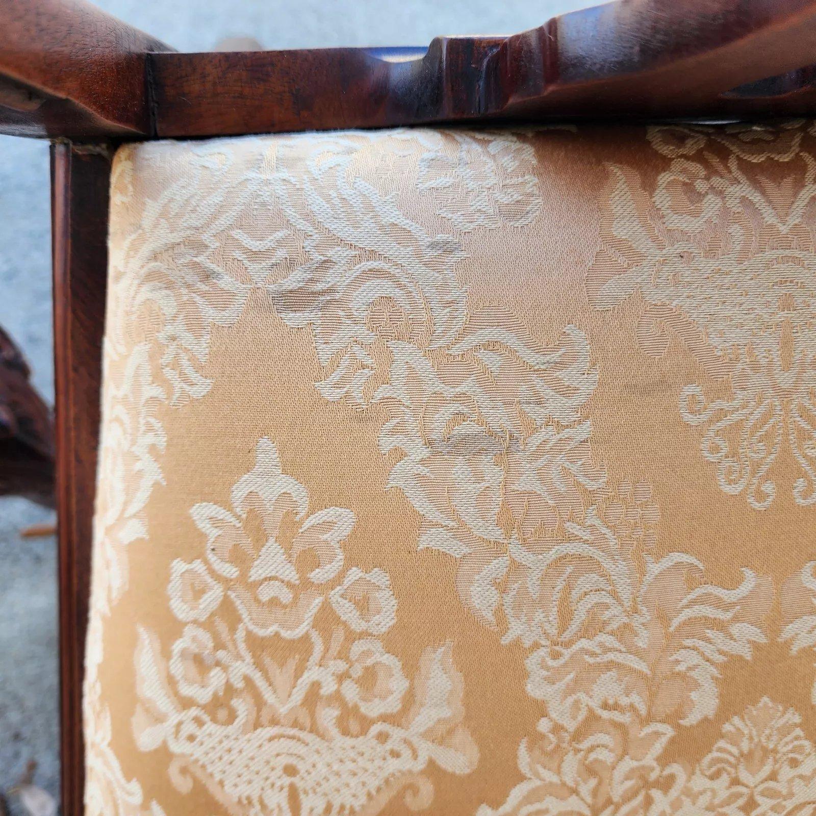 Set di 8 sedie da pranzo antiche Chippendale in vendita 12