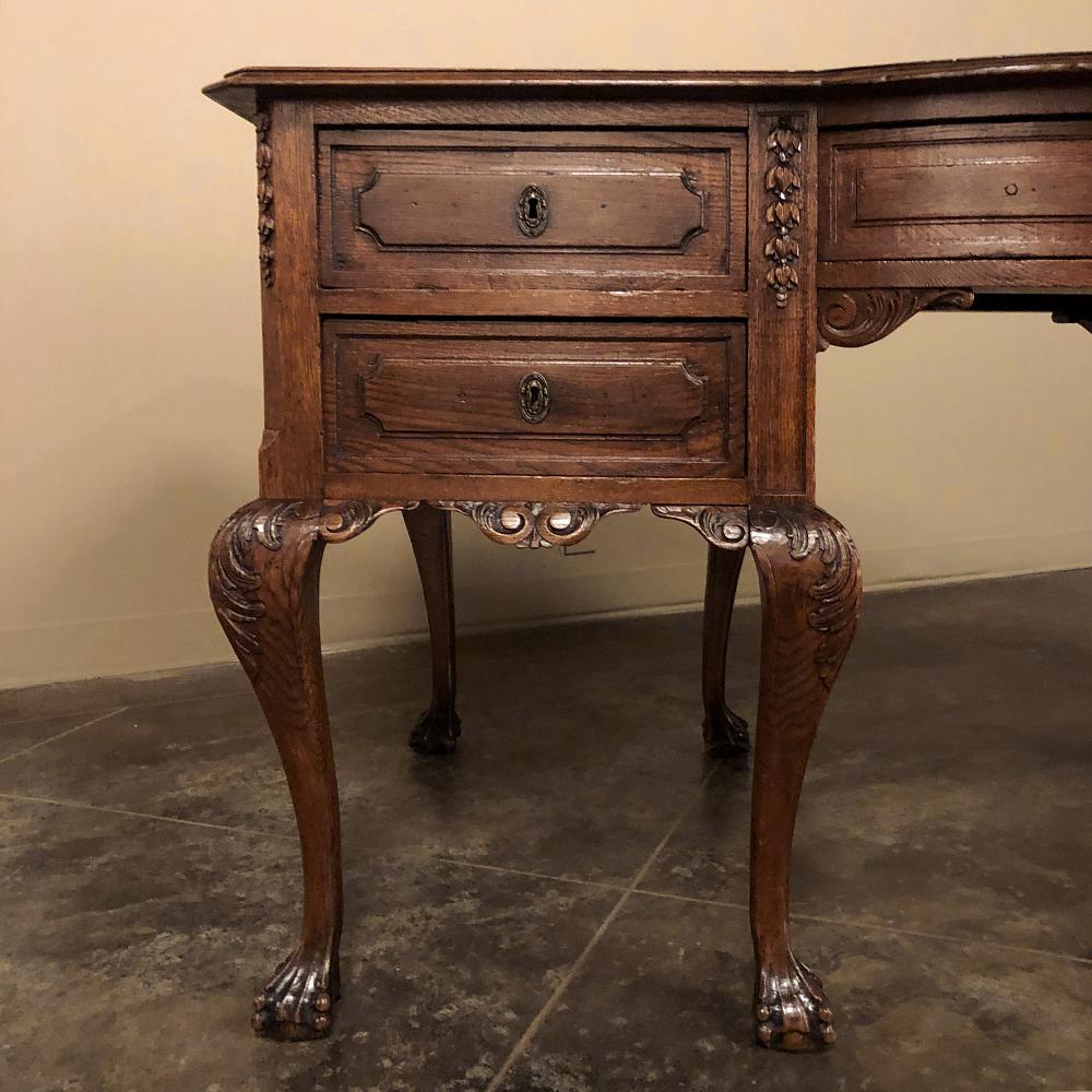 Antique Chippendale Double Sided Desk 2