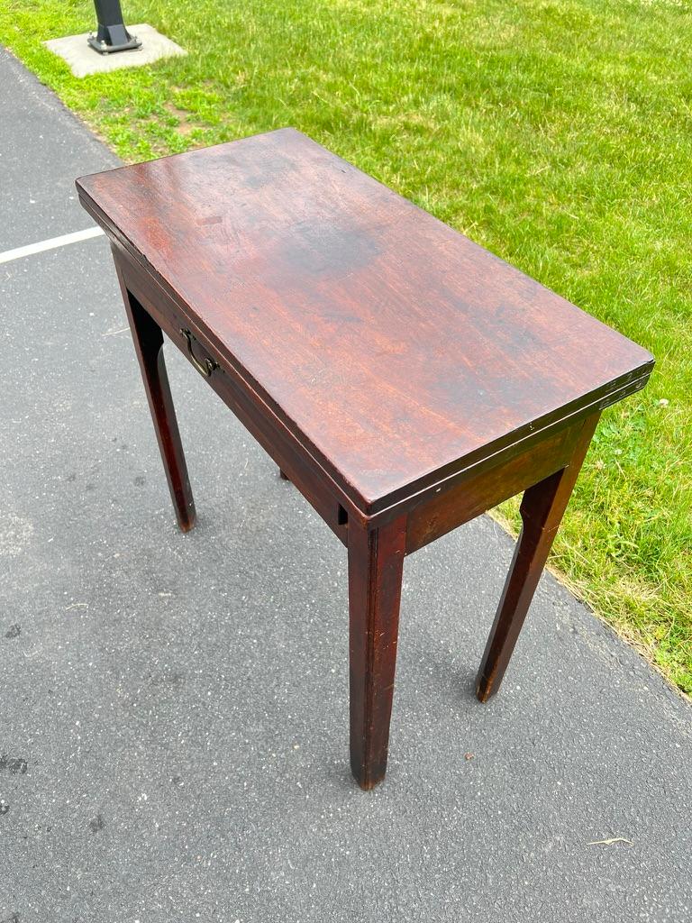 18th Century Antique Chippendale George III Mahogany Game Table c. 1760 For Sale