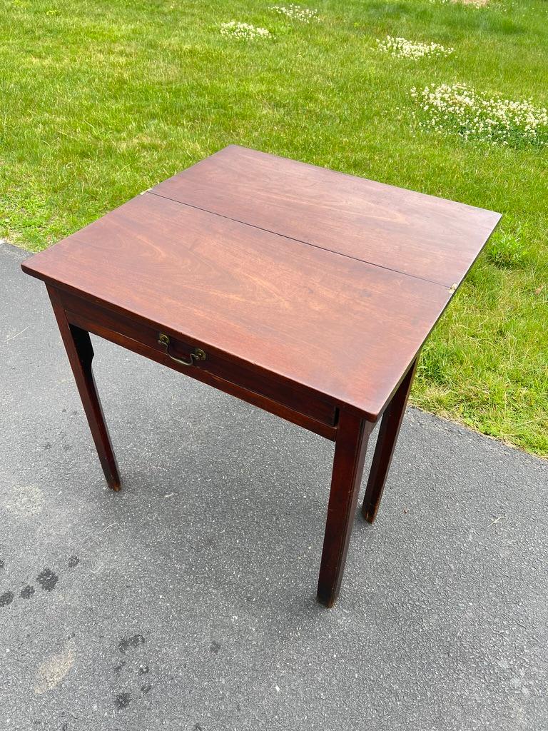 Antique Chippendale George III Mahogany Game Table c. 1760 For Sale 3