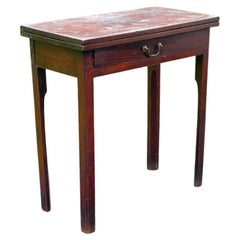 Antique Chippendale George III Mahogany Game Table c. 1760