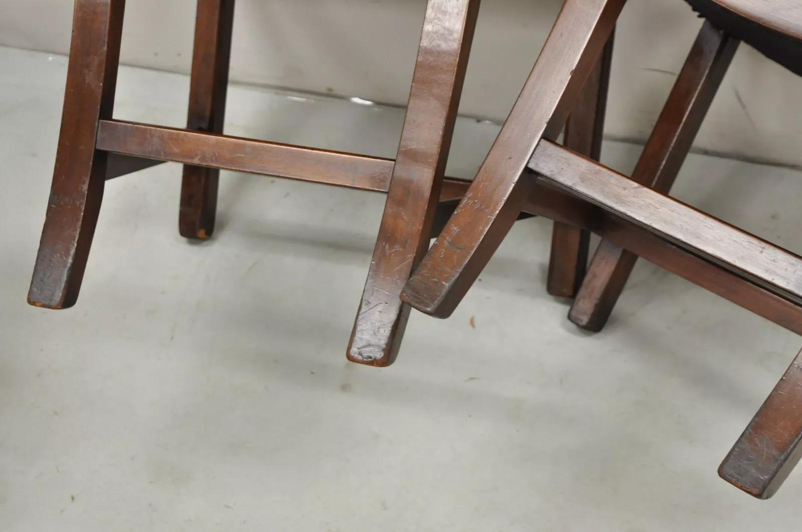 Antiche sedie da pranzo Chippendale in stile georgiano in mogano intagliato - Set di 6 in vendita 1