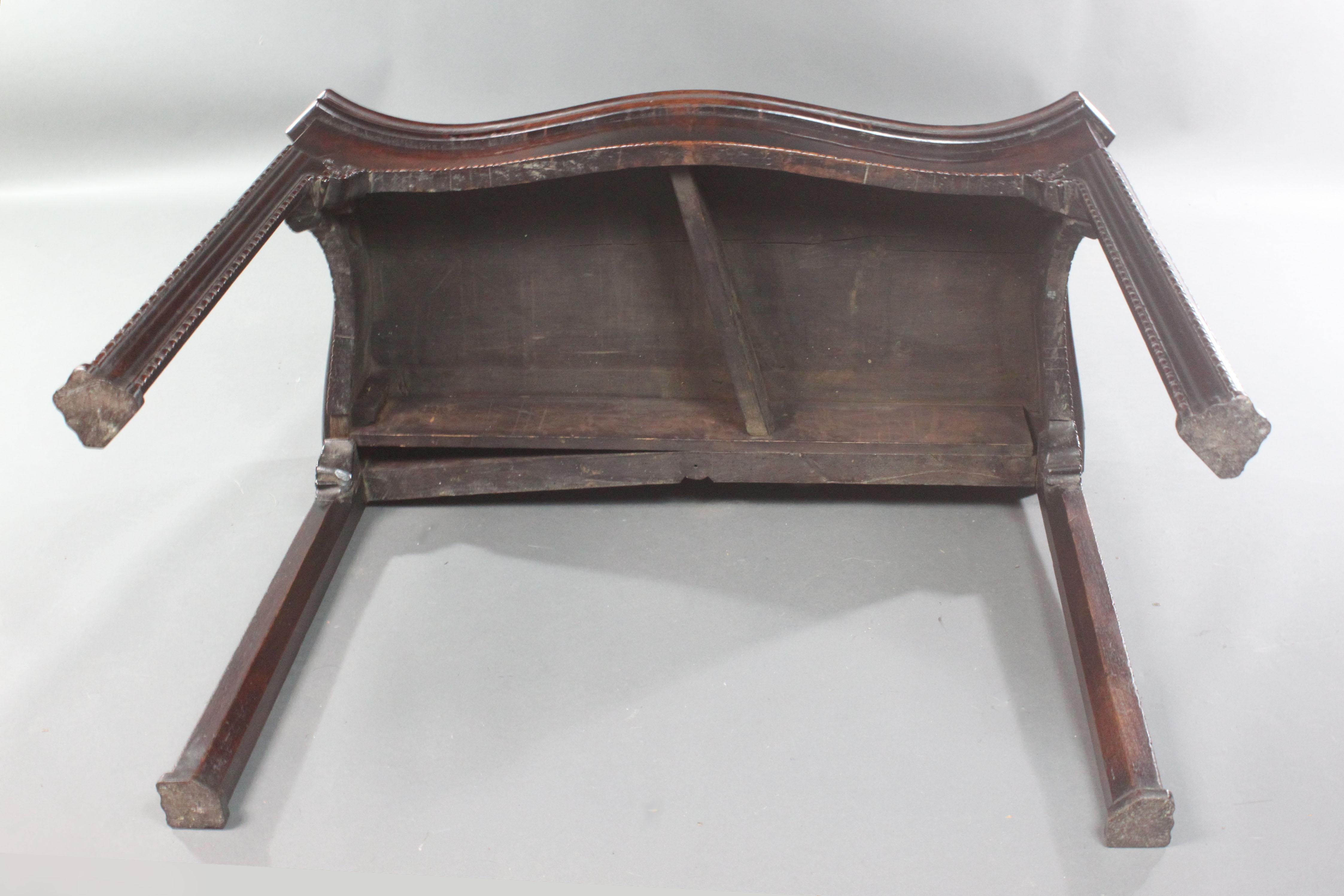18th Century Antique Chippendale Mahogany Card Table For Sale