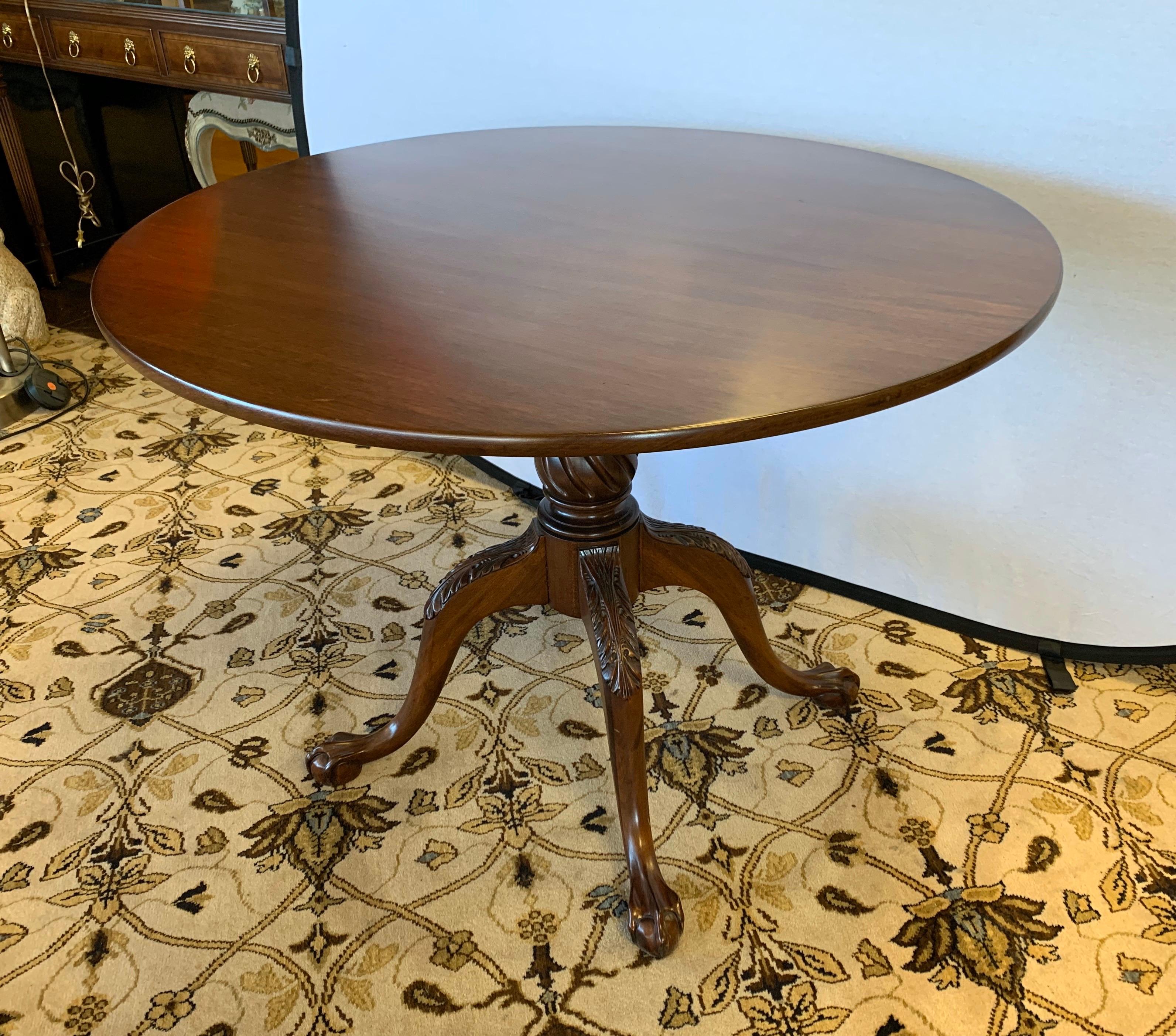 vintage round card table