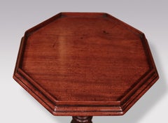 Antique Chippendale period carved mahogany kettle stand