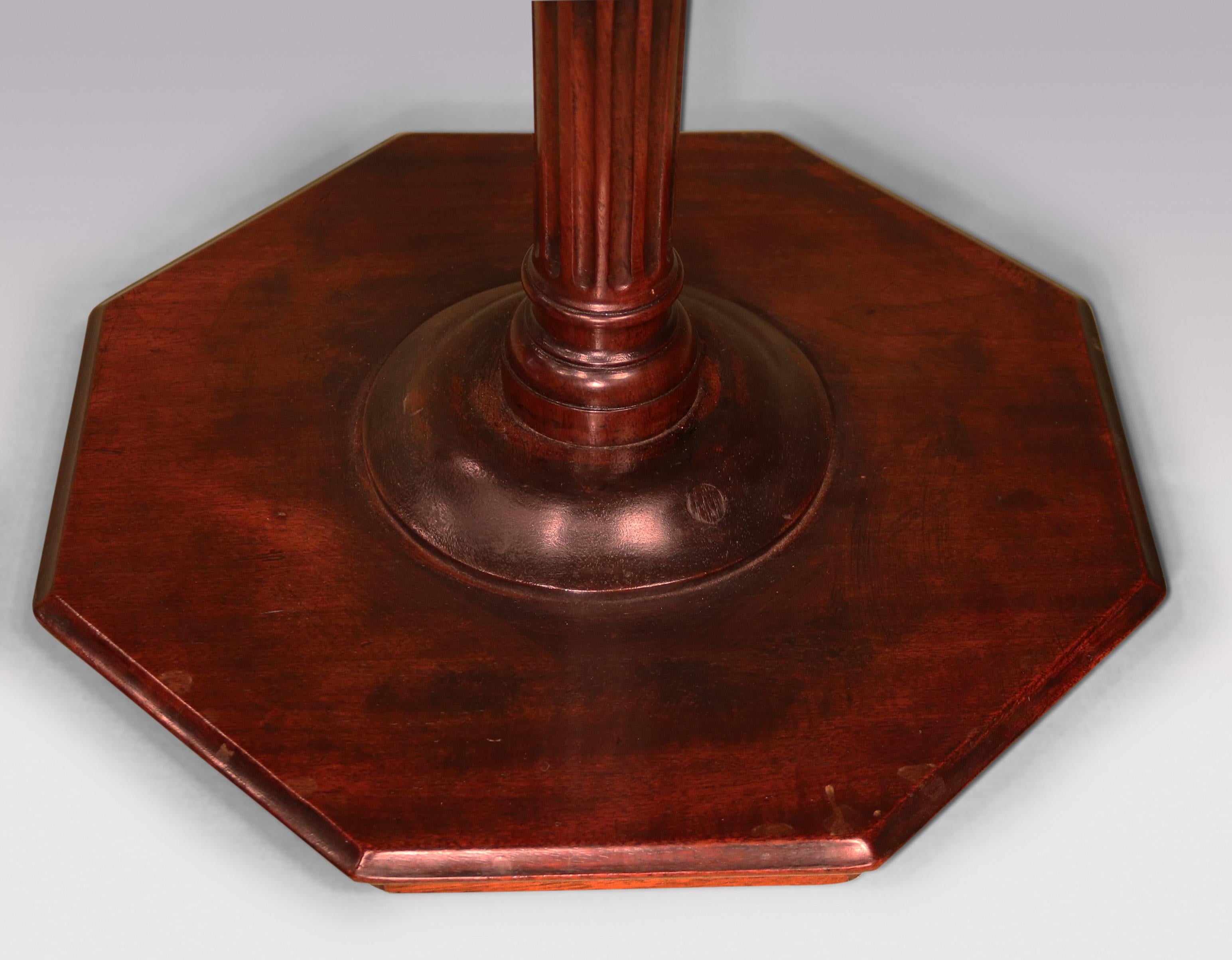 18th Century Antique Chippendale period carved mahogany kettle stand For Sale
